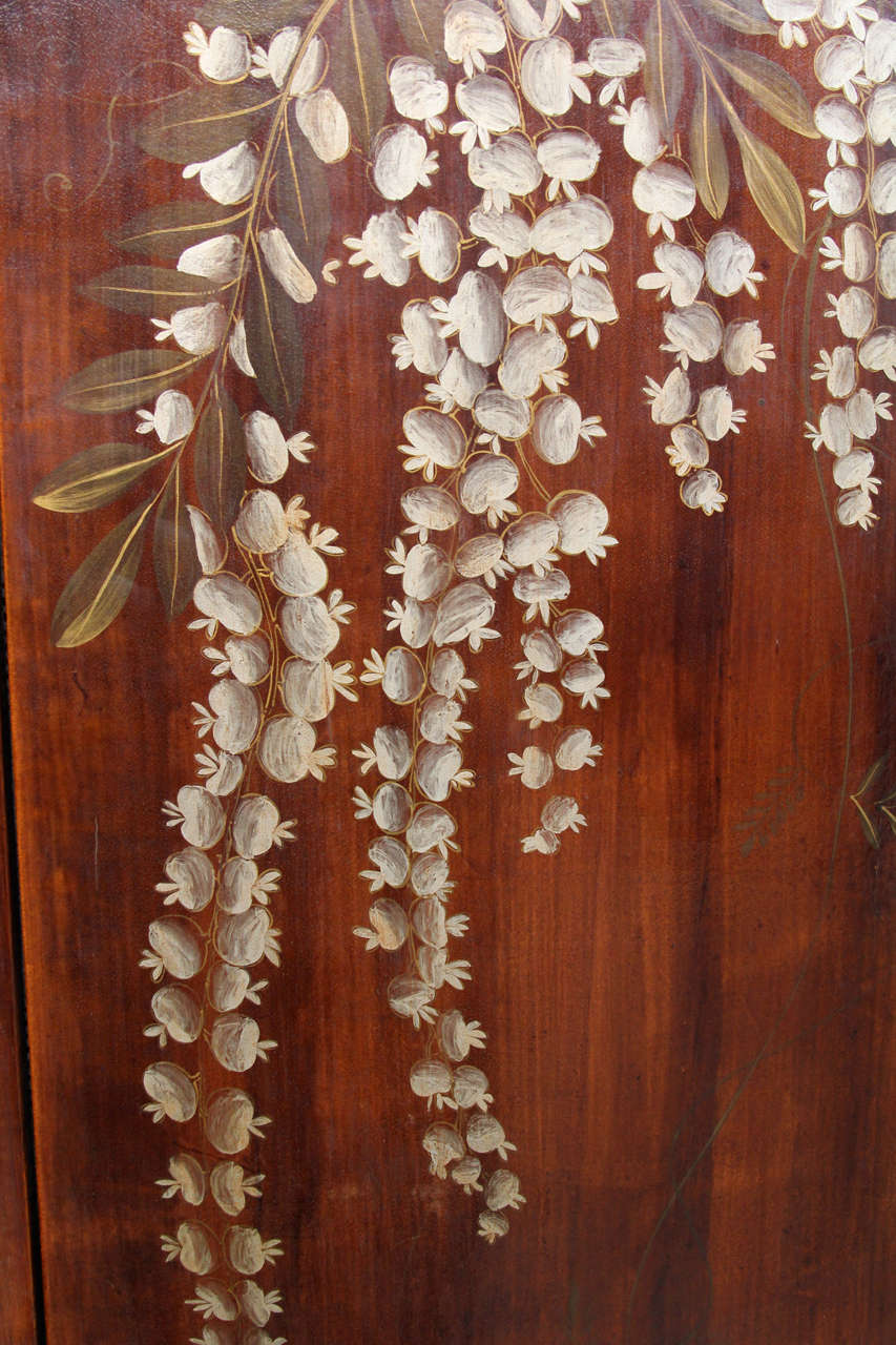 Wisteria Leather Screen For Sale 3