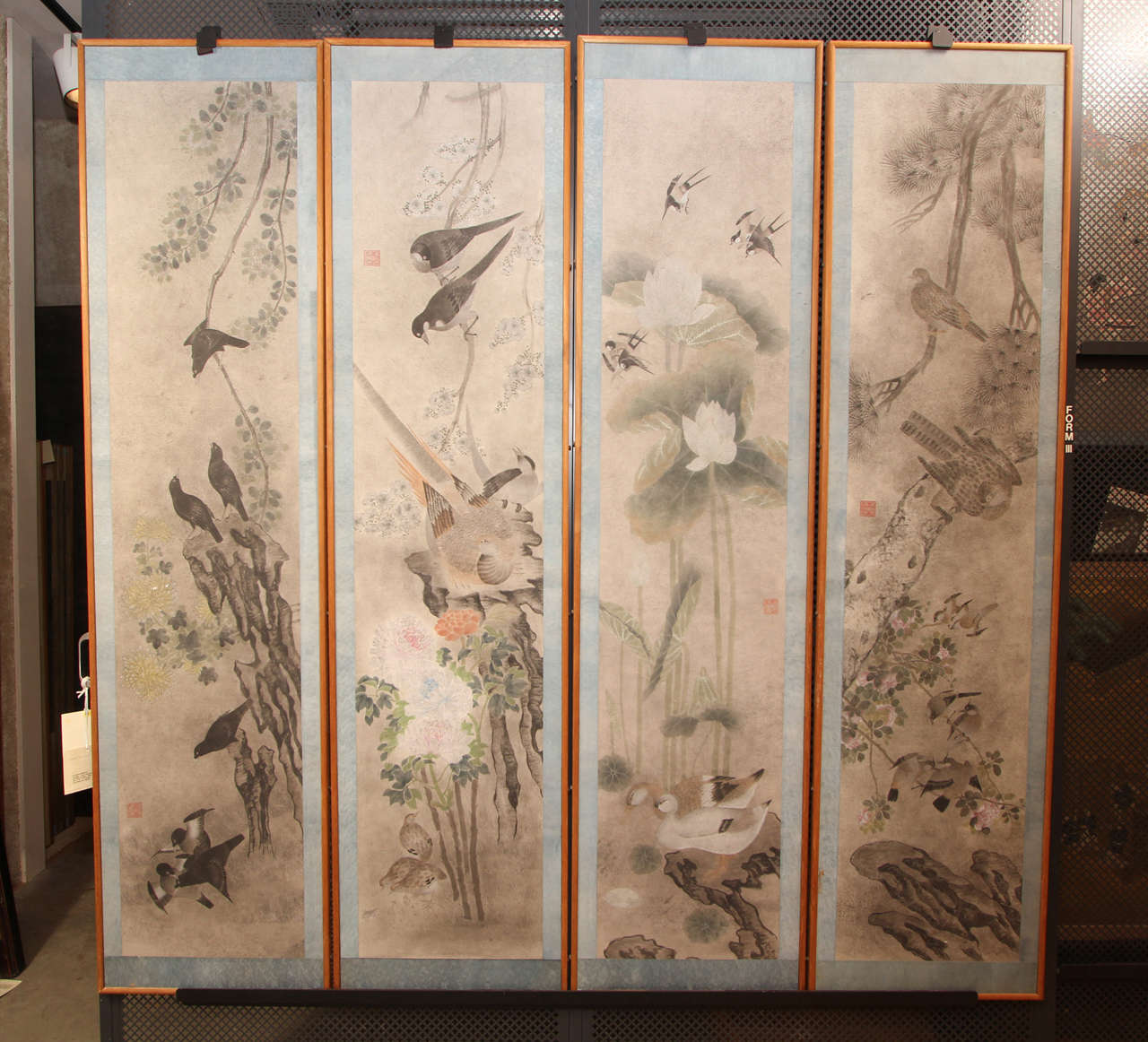 "Four Seasons" Painted Panels