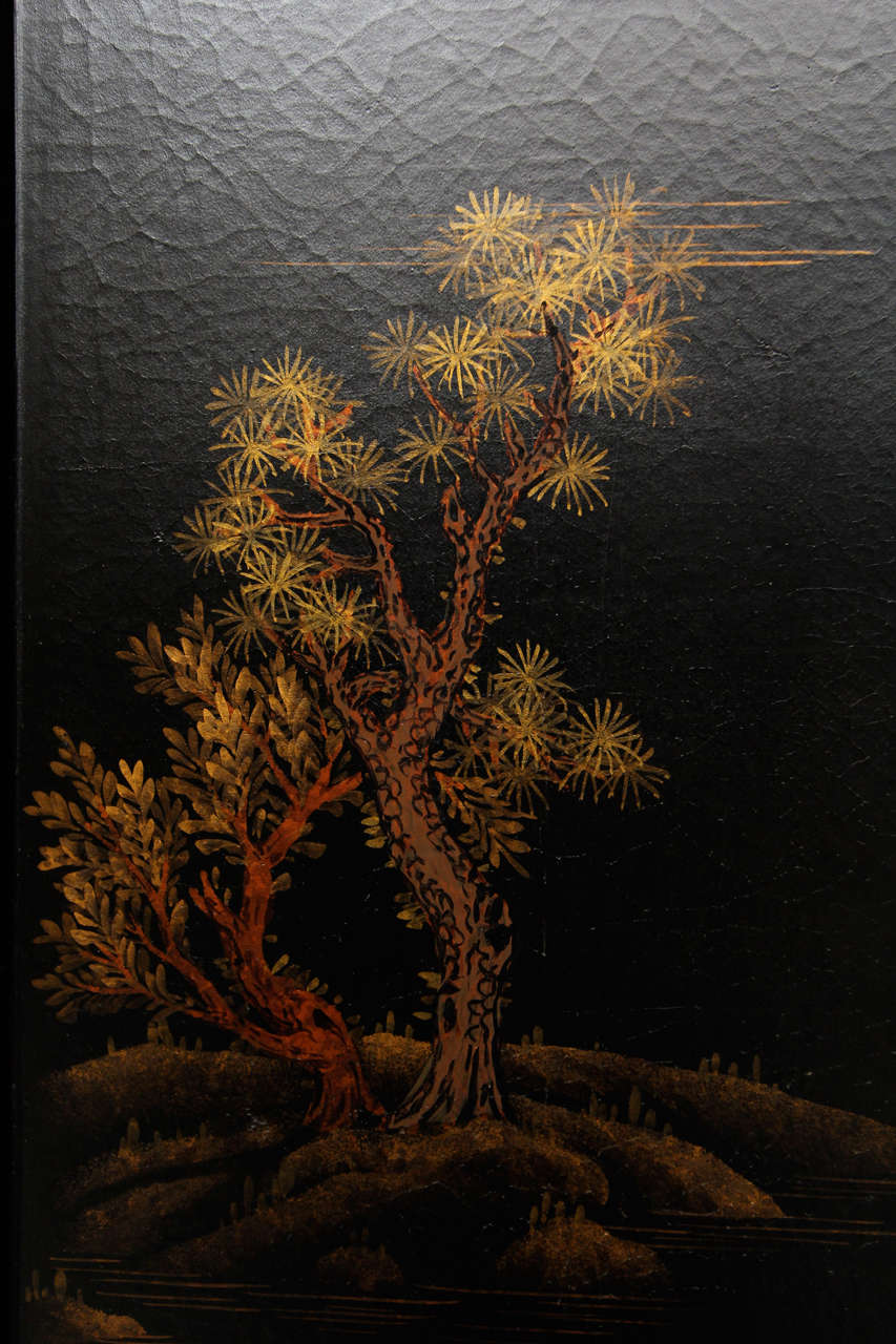20th Century Chinese Lacquer Panels For Sale