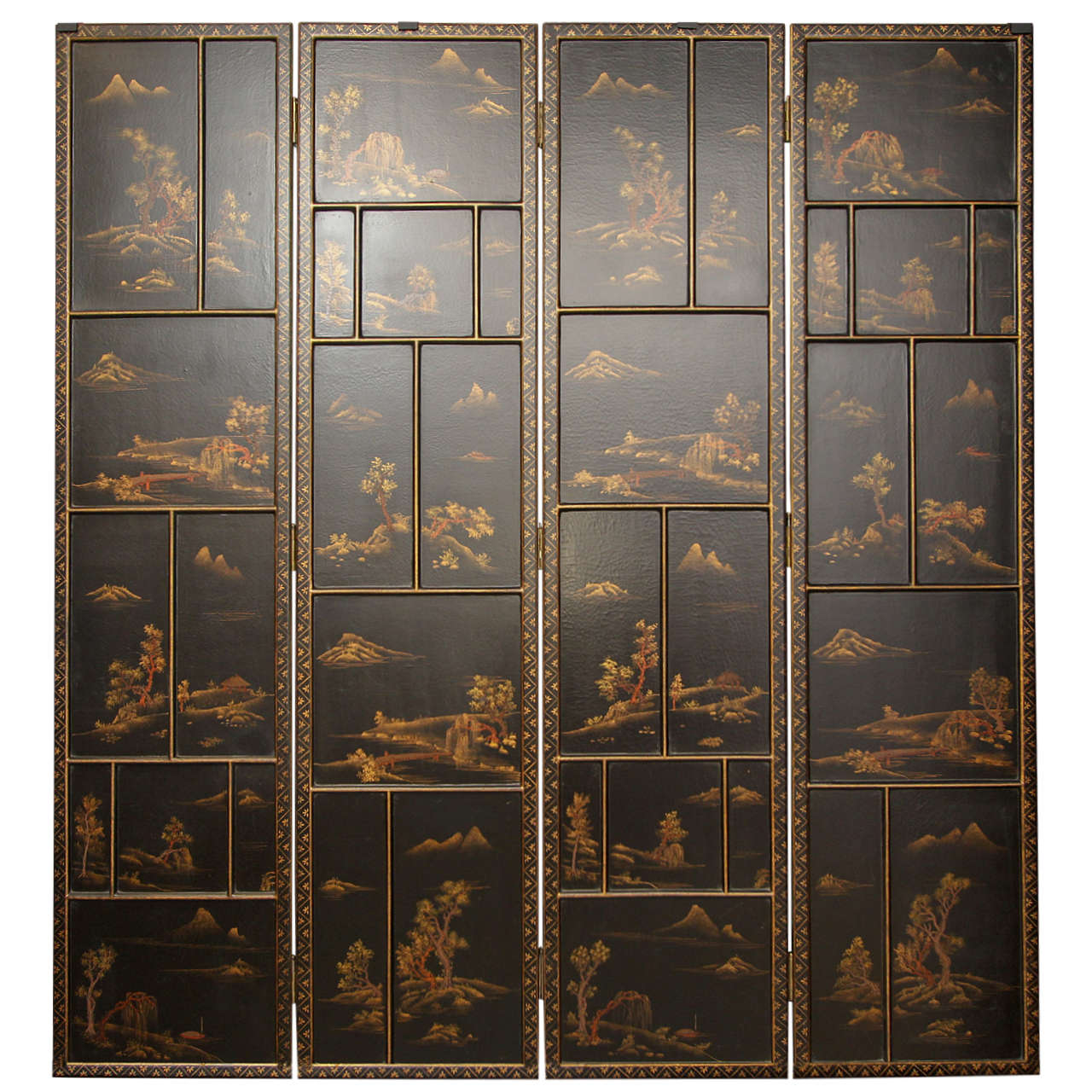 Chinese Lacquer Panels For Sale