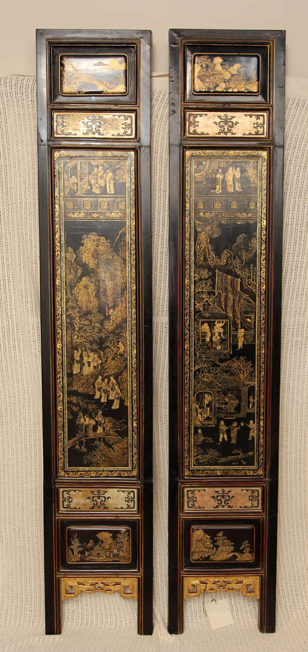 Chinese Lacquer Panels