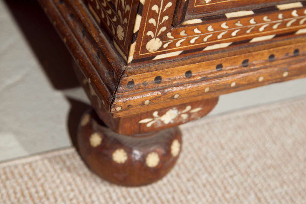 Chest of Drawers with Intricate Ivory Inlay Anglo-Indian 6