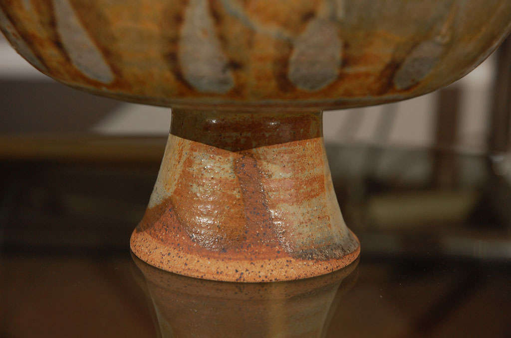 American Joel E Edwards studio pottery/ceramic/stoneware vase bowl