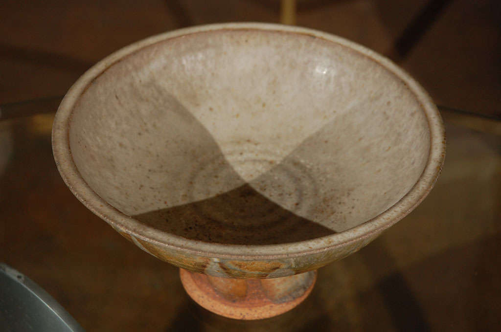 Stoneware Joel E Edwards studio pottery/ceramic/stoneware vase bowl