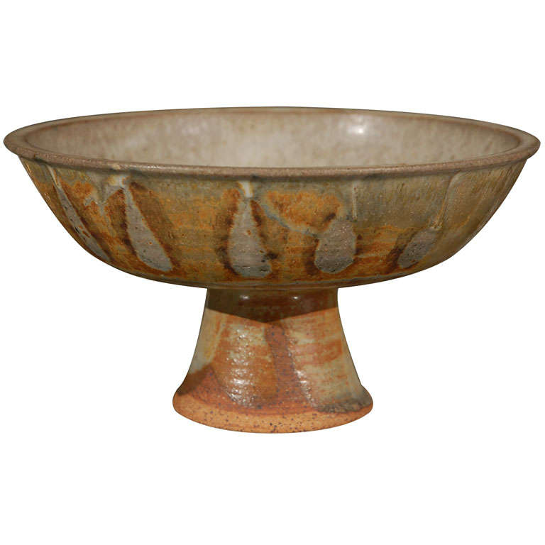Joel E Edwards studio pottery/ceramic/stoneware vase bowl