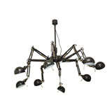 Rare Eight-Light "Spider" Chandelier by Carl Muylle