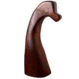 Primitive Folk Art Artisan Carved 'Nessie' head