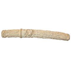 Antique Japanese Carved Ivory Tanto