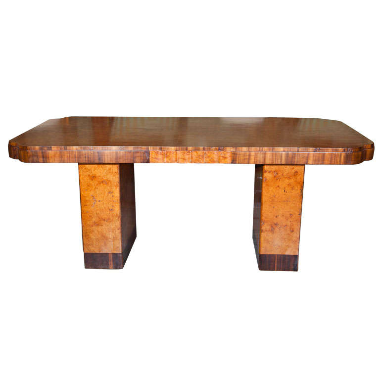 Burled Wood Art Deco at 1stDibs
