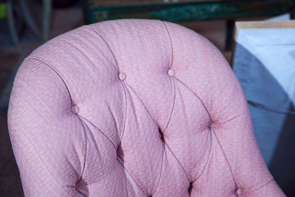 20th Century Victorian Walnut Slipper Chair-Edward Ferrell LTD