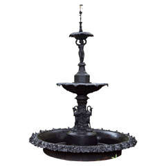Exceptional Cast-iron Fountain and Basin