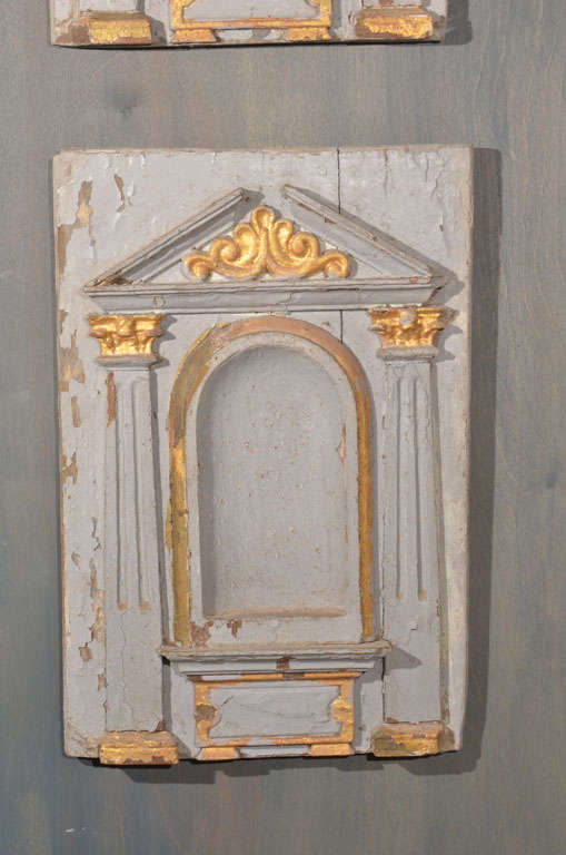 Pair of 16th Century Late Renaissance Fragment Gilt Panels For Sale 1