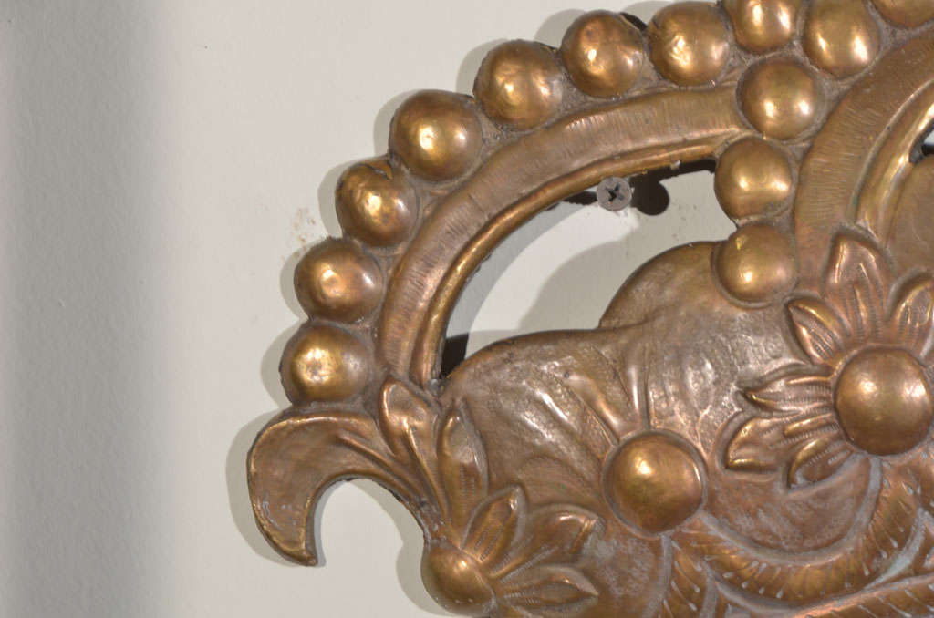 Antique 19th Century Bronze Crown Mold 2