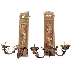 18th C. fragment Sconces