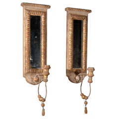 Pair of 18th C. Fragment Sconces