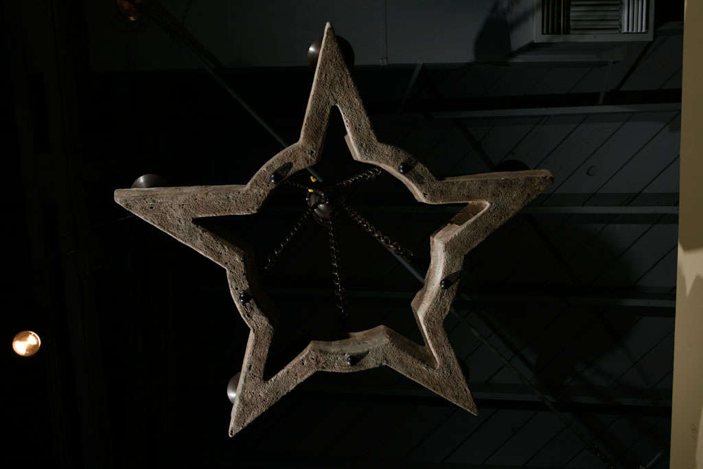 Paul Marra Star Chandelier For Sale 2