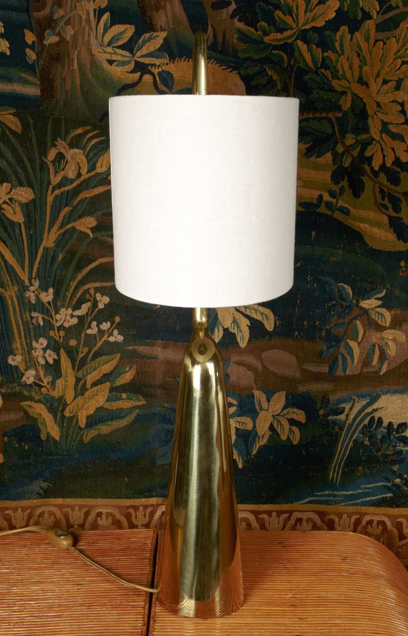 Heronn Bronze Lamp by Charles Tassin For Sale 1