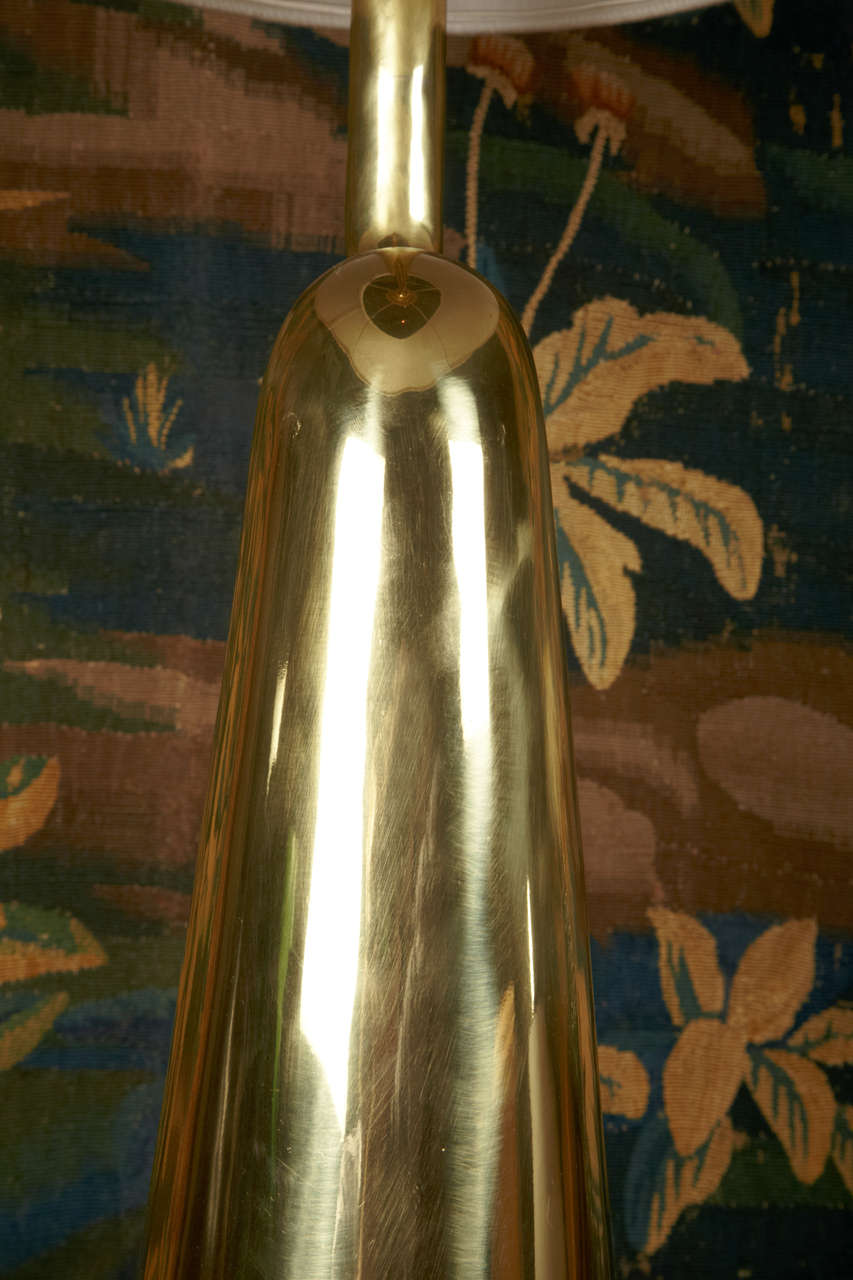 Heronn Bronze Lamp by Charles Tassin For Sale 2