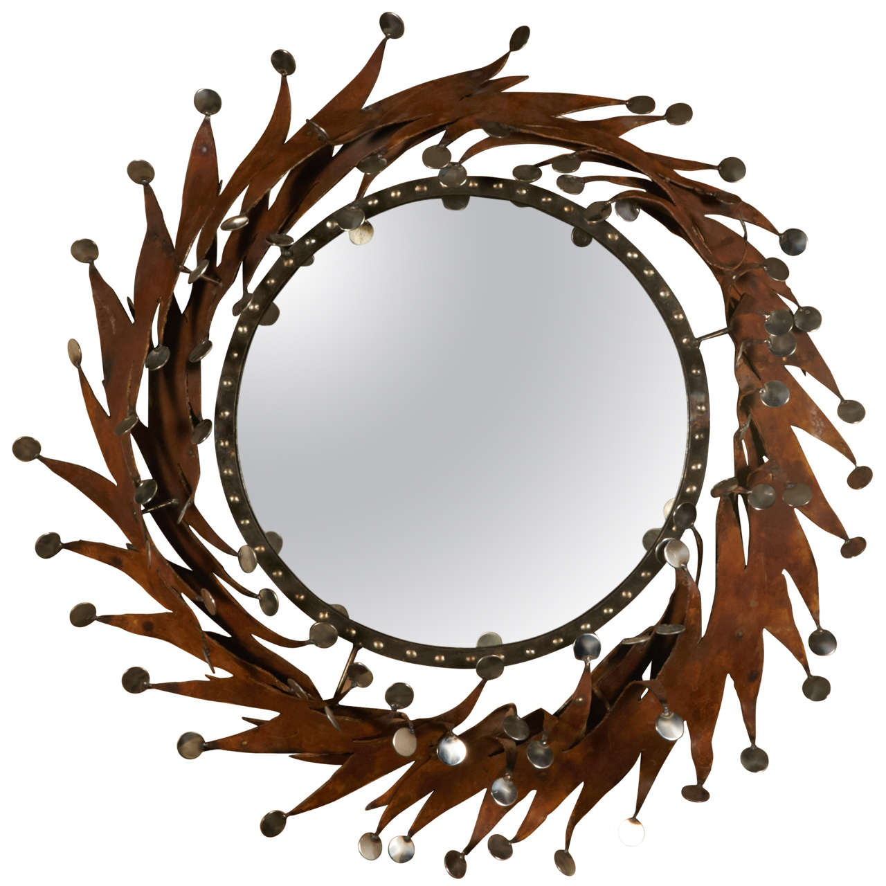Contemporary Convex Mirror by Frédéric Liger