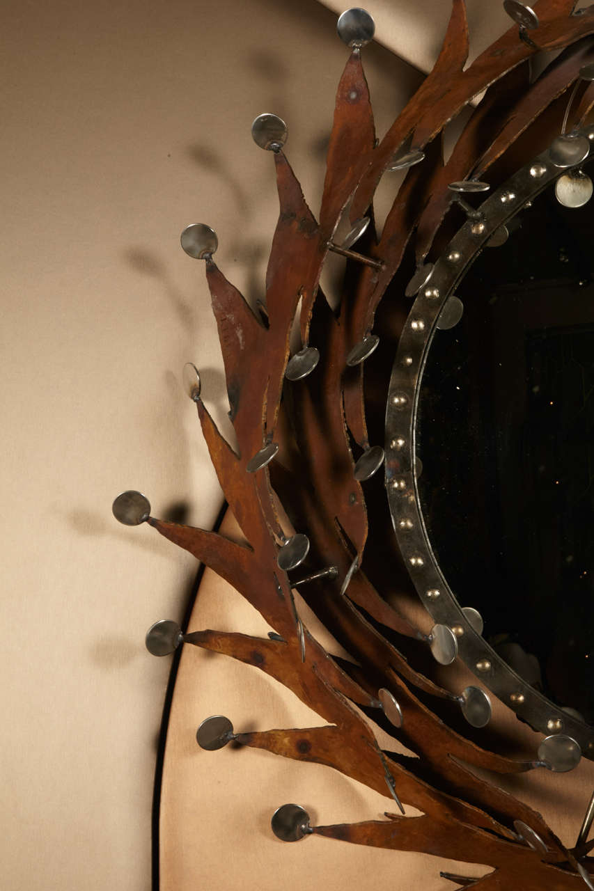French Contemporary Convex Mirror by Frédéric Liger