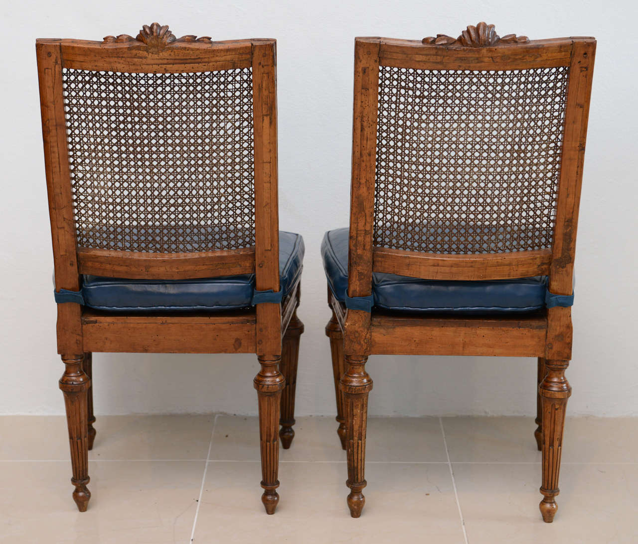 Set of Eight Louis XVI Beechwood Dining Chairs, Late 18th Century In Excellent Condition For Sale In Hollywood, FL