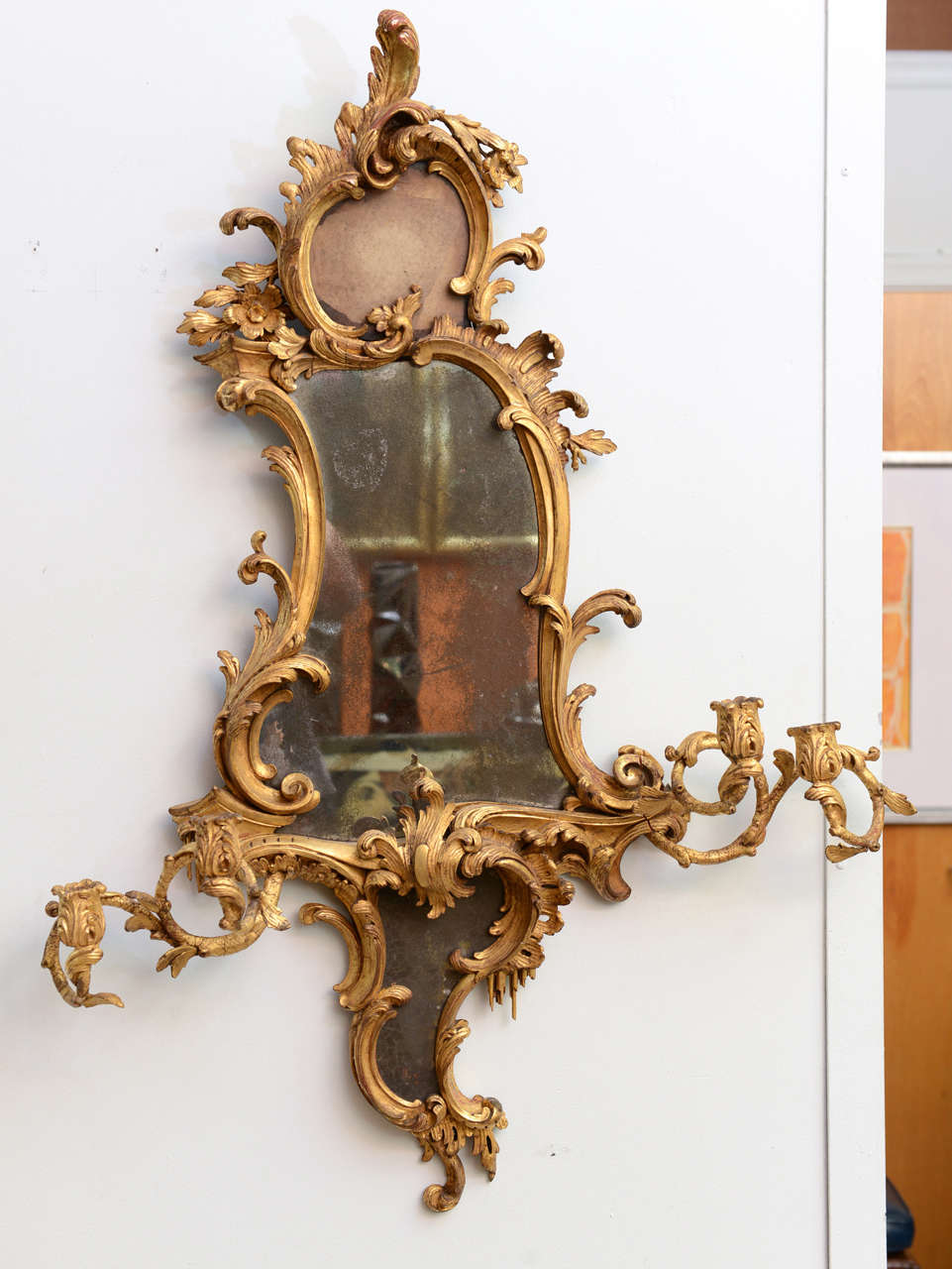 A fine pair george iii giltwood girandole mirrors for sale at 1stdibs Chippendale piemontese