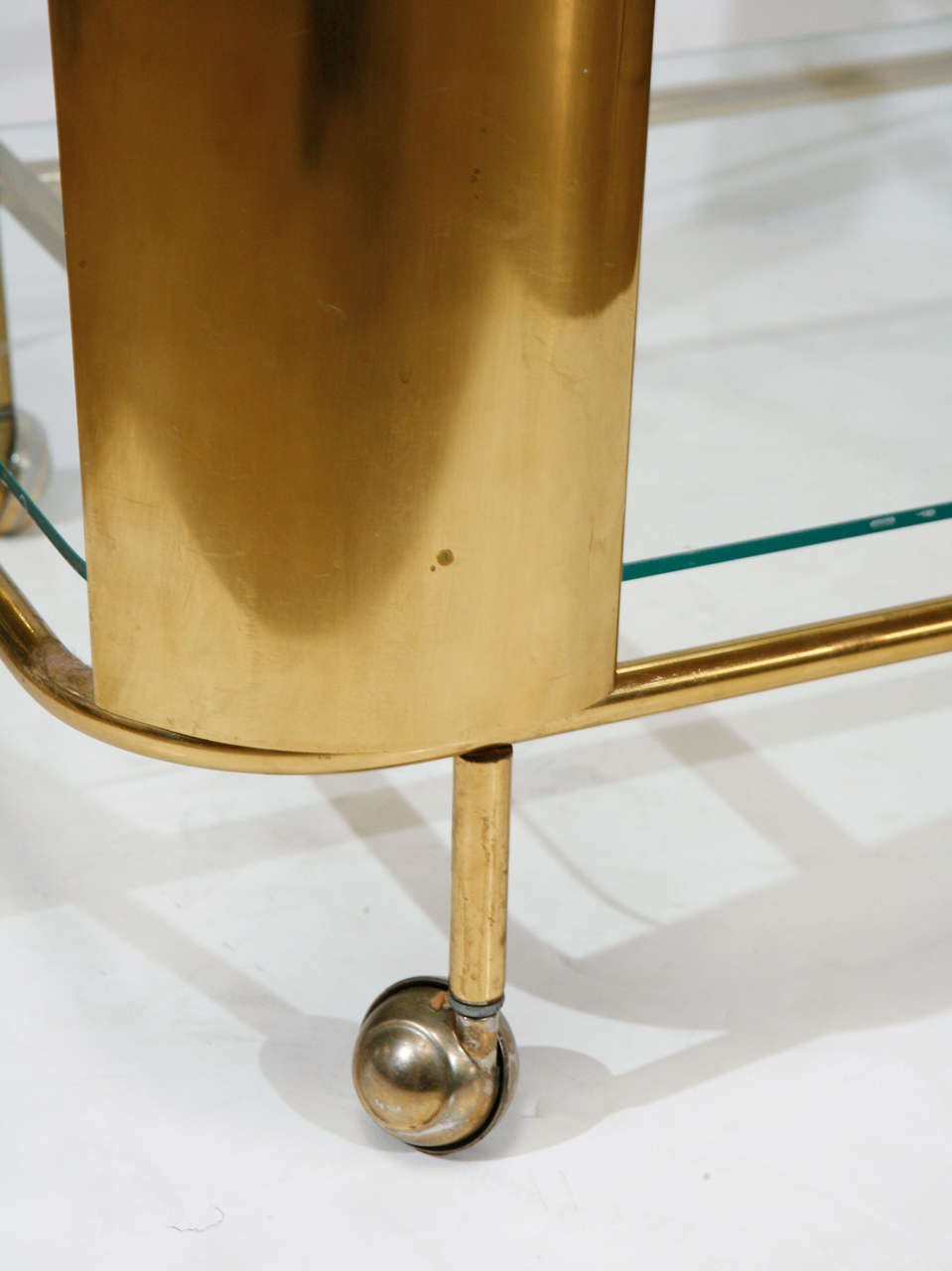 1970's Brass Bar Cart 2