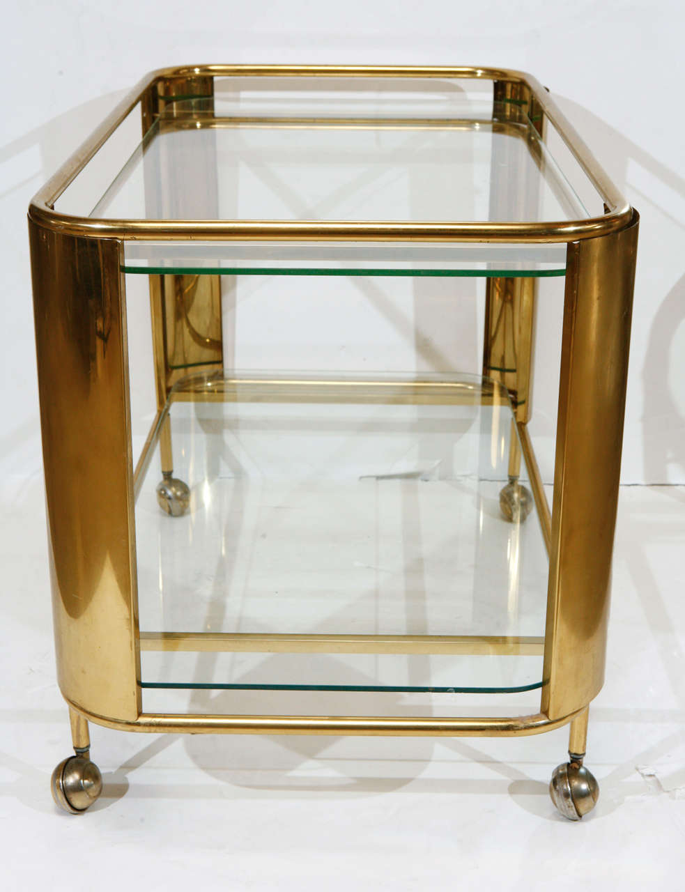 1970's Brass Bar Cart 3