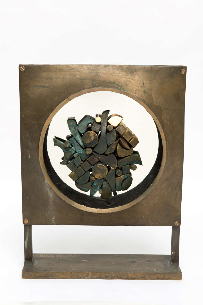 Large Brutalist Bronze Sculpture 1