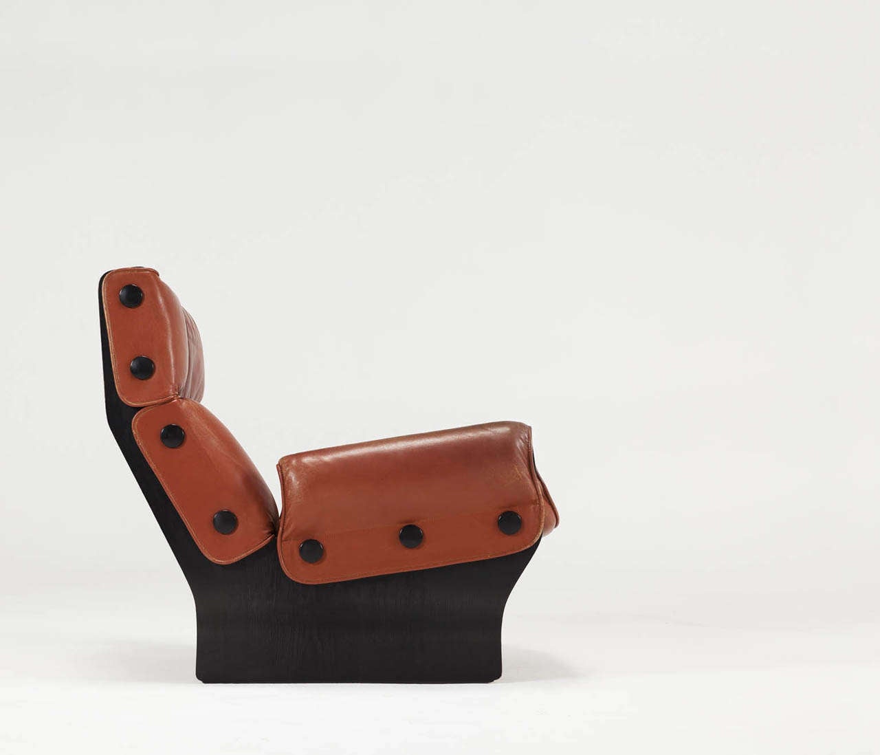 Osvaldo Borsani, 'Canada' Lounge Chair in Original Cognac Leather For Sale at 1stDibs lounge