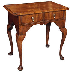 Antique English George I Walnut Lowboy