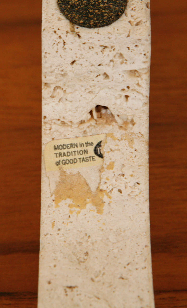 Italian Travertine Armadillo Figurines by Raymor 5