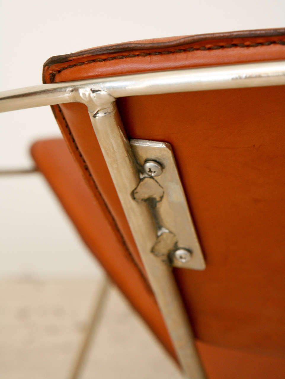 Leather Hoop Chair by Raymond Loewy for Arvins 2