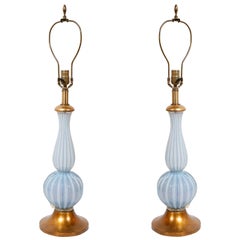 Pair of Murano Table Lamps