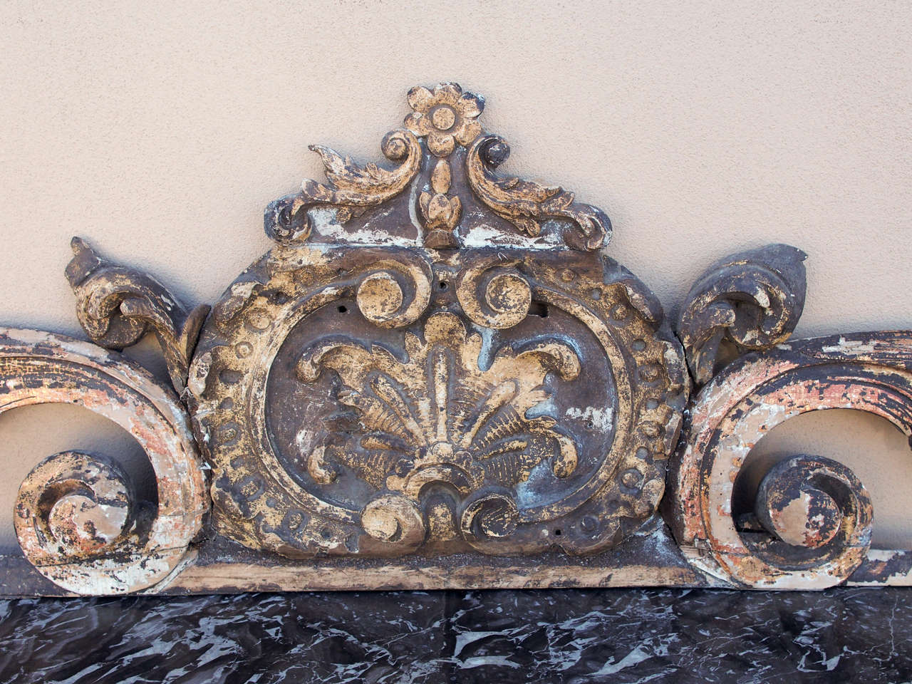 Gilt 19th Century French Architectural Element For Sale