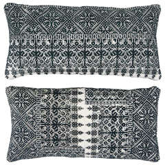 Antique Moroccan Fez Embroidery Pillows