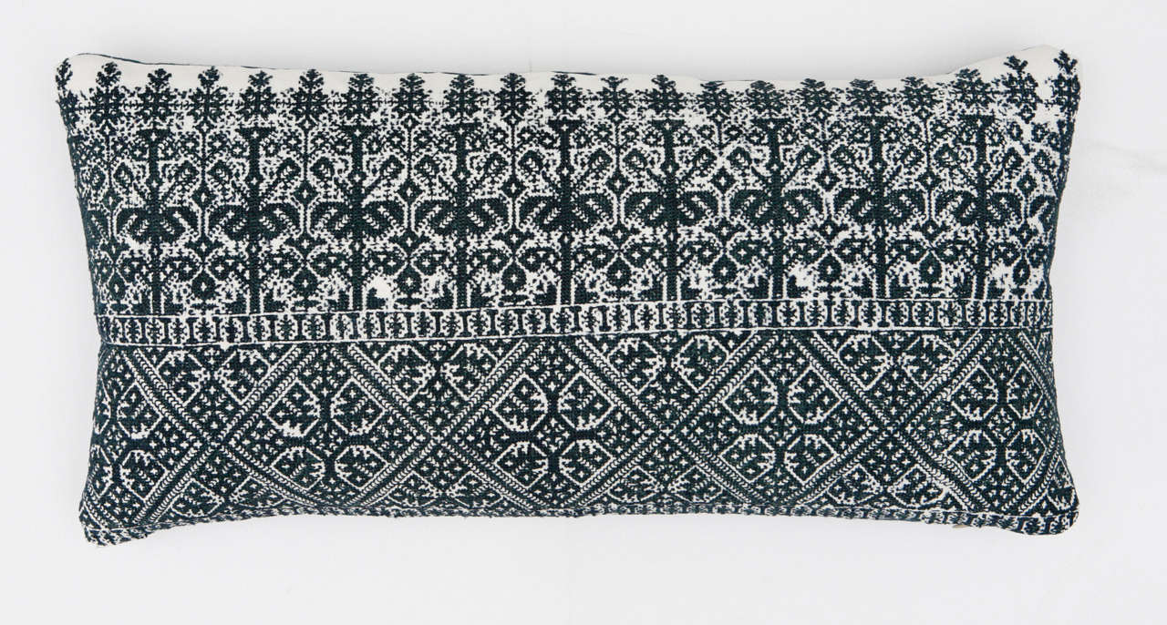 20th Century Moroccan Fez Embroidery Pillows