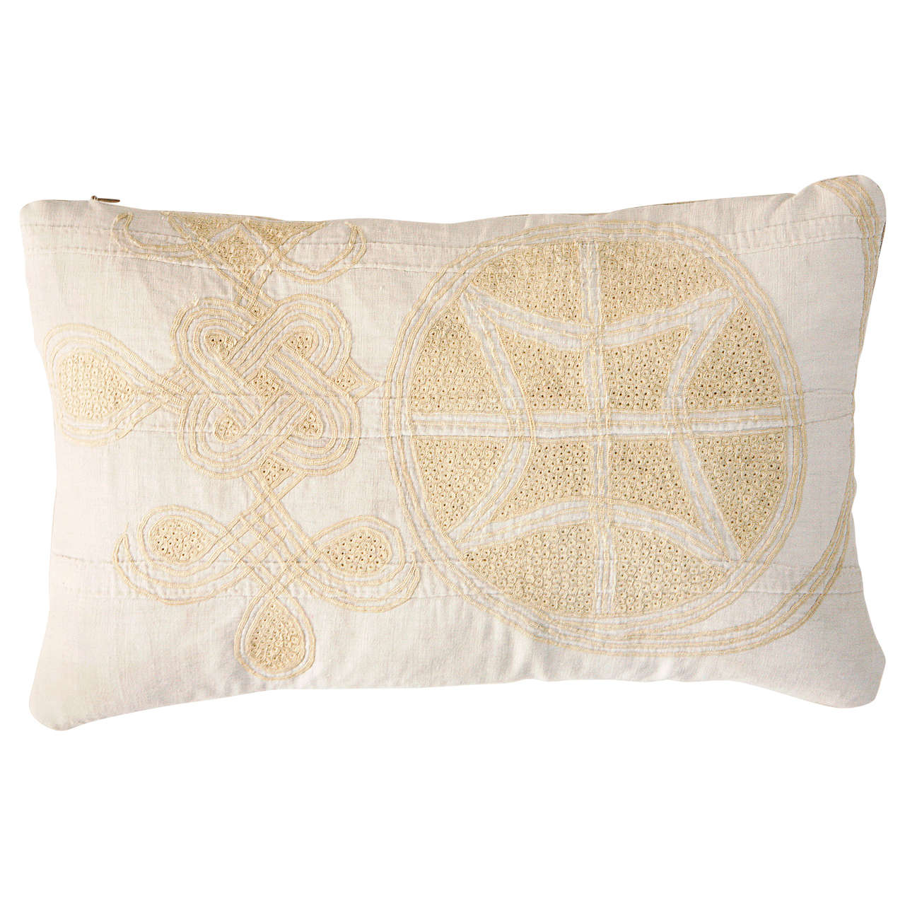 Nigerian African Textile Pillow at 1stdibs