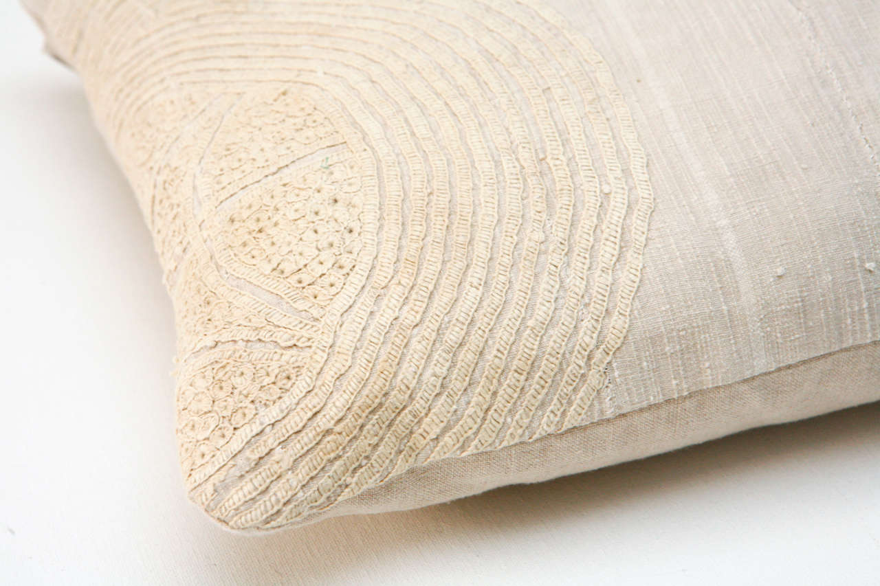 Nigerian African Textile Pillow at 1stdibs