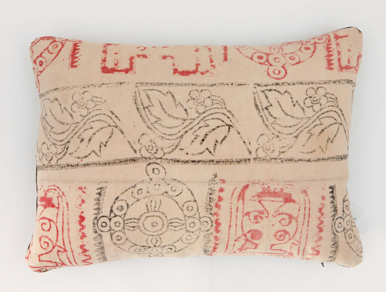 Antique Nepali Block Print Pillows at 1stDibs