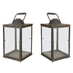 Painted French Lantern