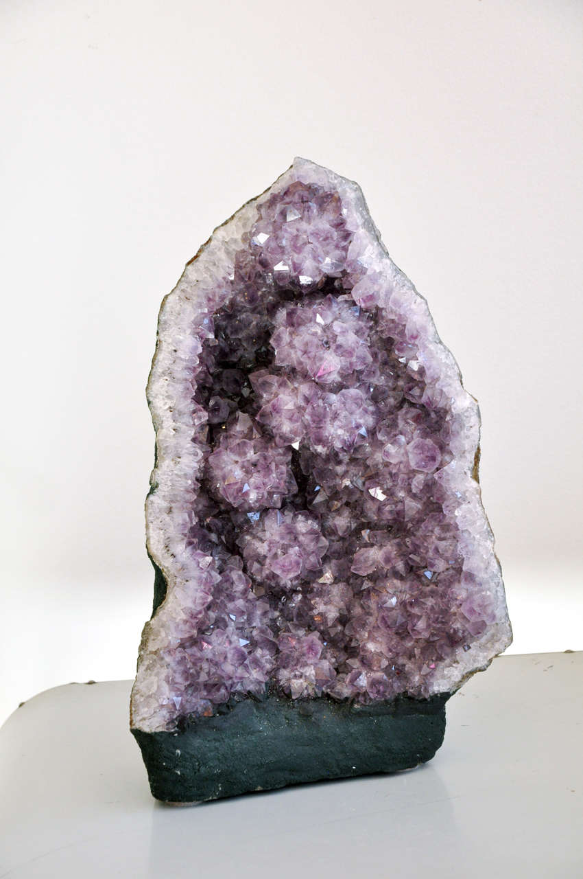 Amethyst sculpture.