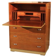 Desk /Tall Chest Attributed to Gilbert Rohde