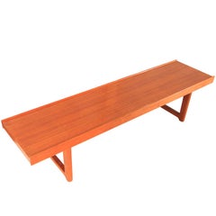 Norwegian Teak Coffee Table / Bench by Torbjorn Afdal
