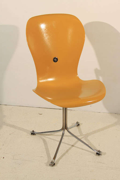 Yellow Ion Chair, originally designed for the Seattle Space Needle.