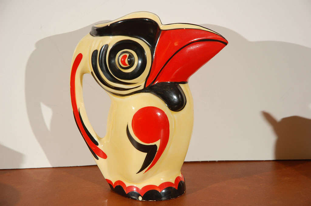 Czech Great Graphic Deco Pottery by Erphila