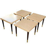 Set of Four Paul Frankl Occasional Tables Set of Four Paul Frankl Occasional Tables