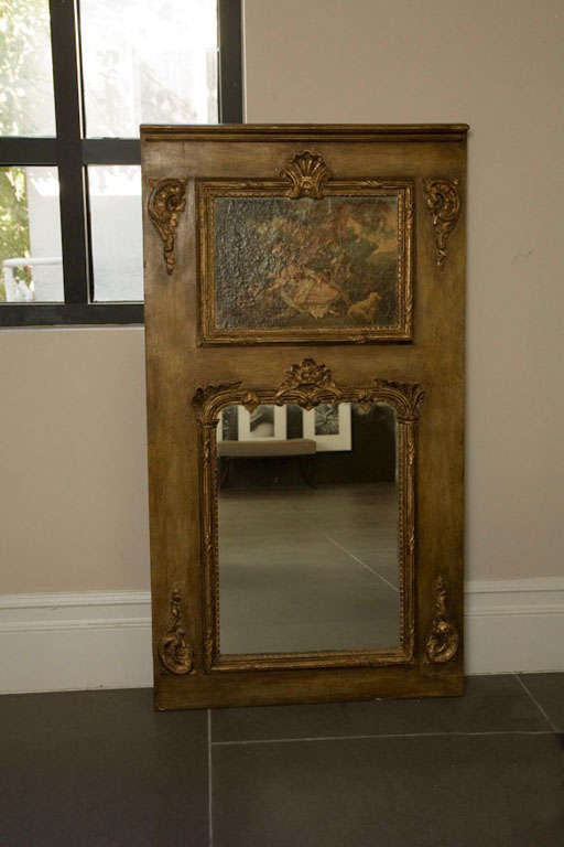 19th Century Trumeau mirror 2