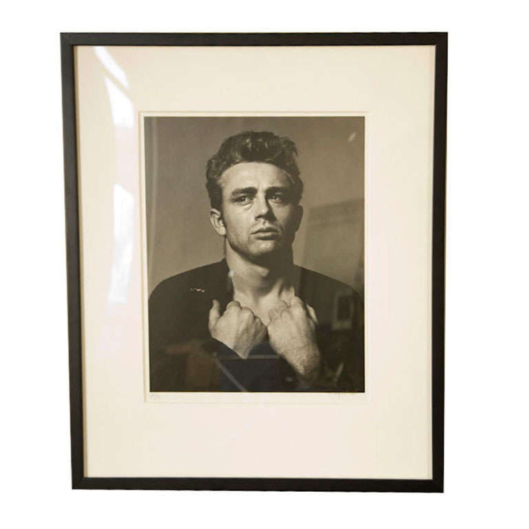 James Dean Signed / Numbered B/W Photo at 1stDibs