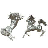 Mid Century Hi-relief Horse Wall Sculpture